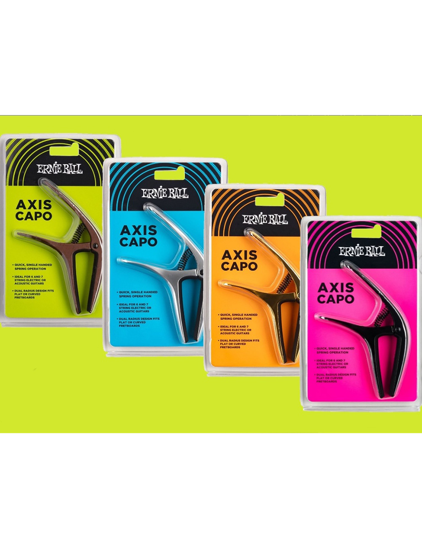 Ernie Ball® 9601 Cejillos Axis Capo Silver