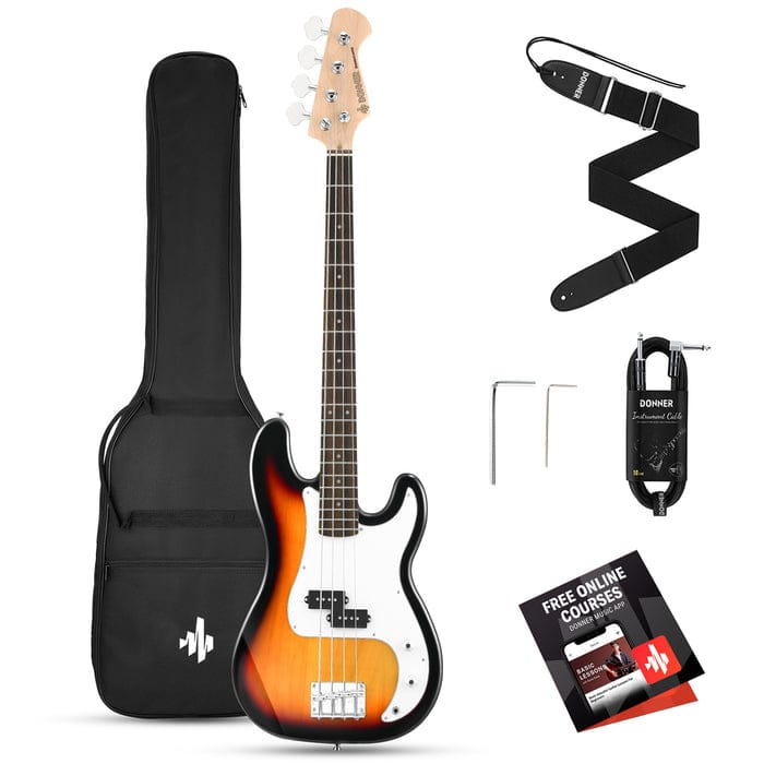 Donner Dpb-510 Kit De Bajo Eléctrico Con Funda