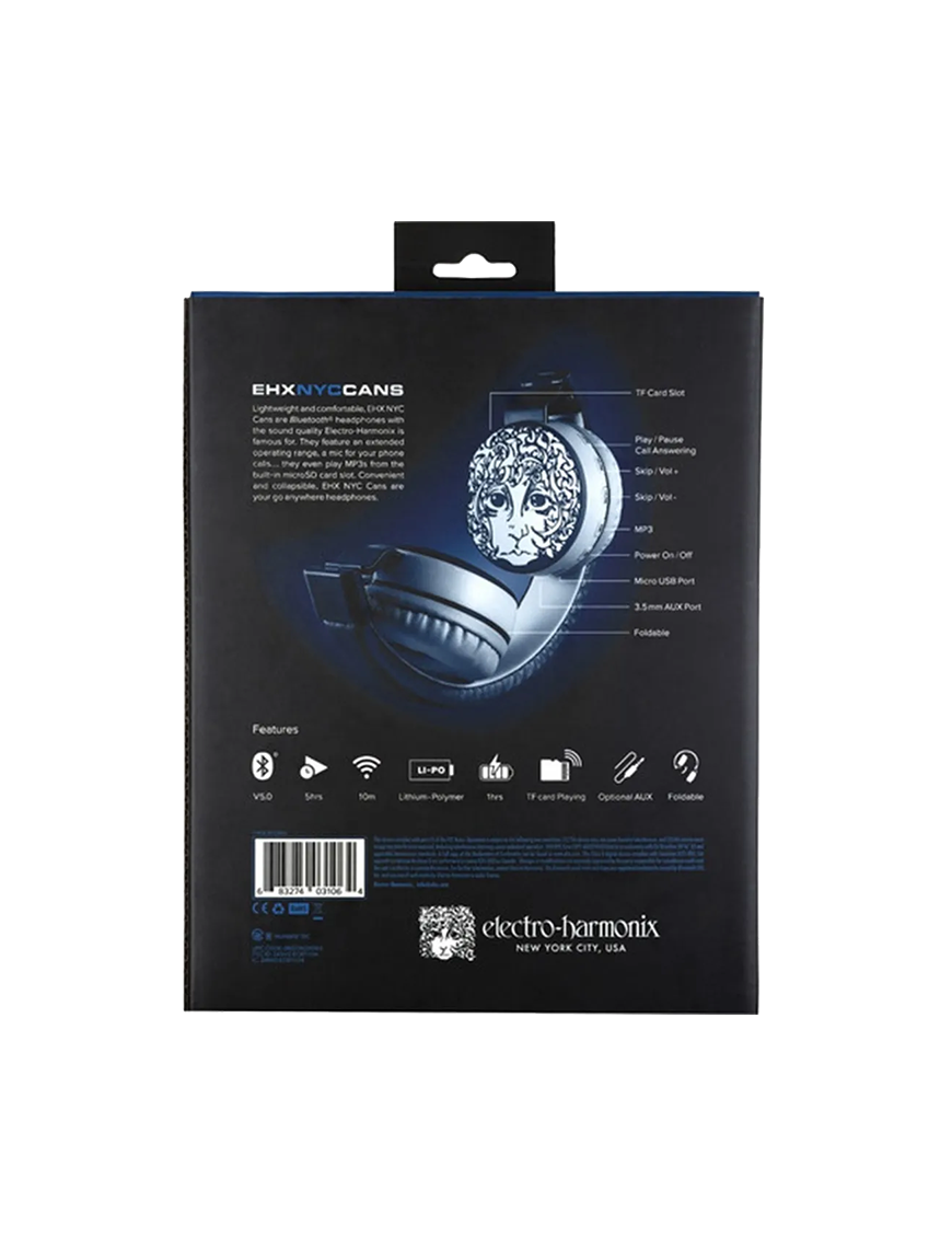 Electro-Harmonix® NYC CANS Audífono Inalámbrico On-Ear Bluetooth®