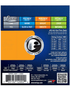 Elixir 12002 Cuerdas Guitarra Eléctrica 6 Cuerdas Recubiertas 9-42 Super Light Nickel Plated Steel Nanoweb