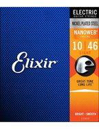 Elixir® 12052 10-46 NANOWEB® Cuerdas Guitarra Eléctrica Recubierta Light Nickel Plated Steel