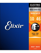 Elixir 12057 Cuerdas Guitarra Eléctrica 7 Cuerdas Recubiertas 10-56 Light Nickel Plated Steel Nanoweb