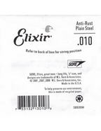 Elixir® 13010 Cuerda Guitarra Suelta .010 Plain Steel