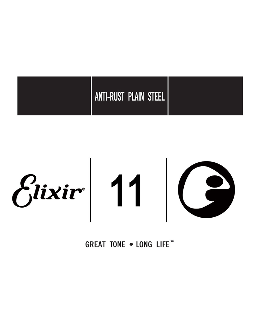 Elixir® 13011 Cuerda Guitarra Suelta .011 Plain Steel