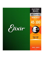 Elixir® 14052 45-100 NANOWEB® Cuerdas Bajo Eléctrico Recubiertas Light Nickel Plated Steel