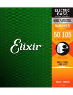 Elixir® 14102 50-105 NANOWEB® Cuerdas Bajo Eléctrico Recubiertas Medium Nickel Plated Steel