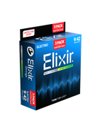 Elixir® 16571 9-42 OPTIWEB® 3Pack Cuerdas Guitarra Eléctrica Recubiertas Super Light Nickel Plated Steel