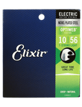 Elixir 19057 Cuerdas Guitarra Eléctrica 7 Cuerdas Recubiertas 10-56 Light Nickel Plated Steel Optiweb
