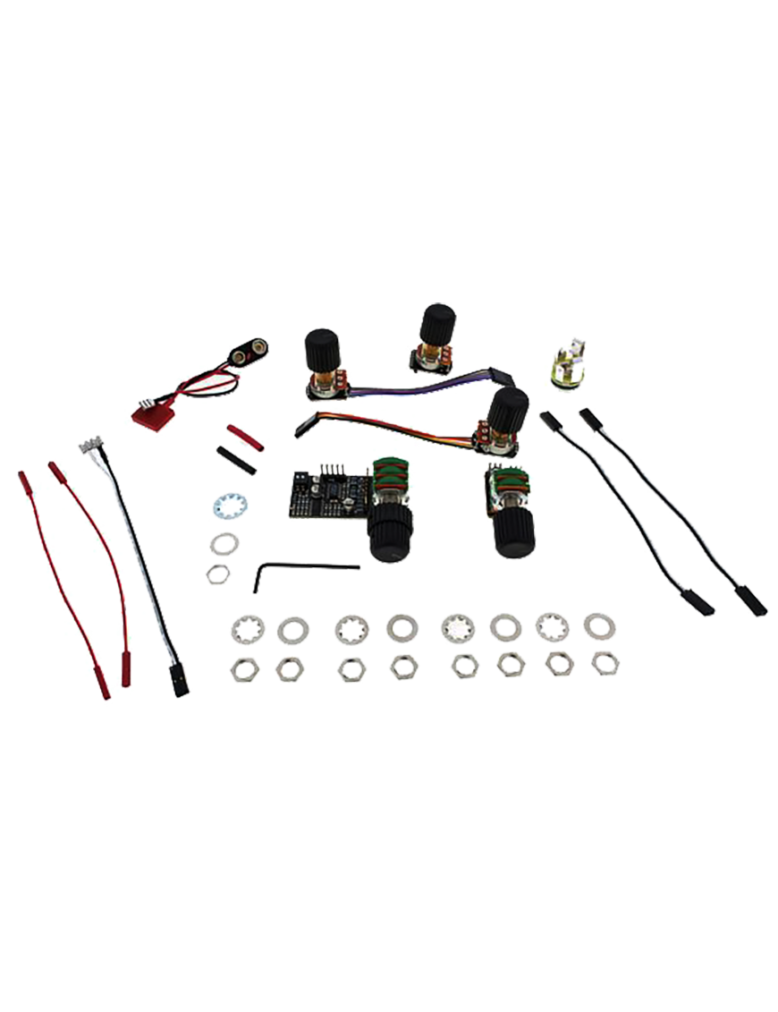 EMG® BQS HZ Sistema Control EQ Preamp Bajo Eléctrico Pasivo Kit 5 Perillas