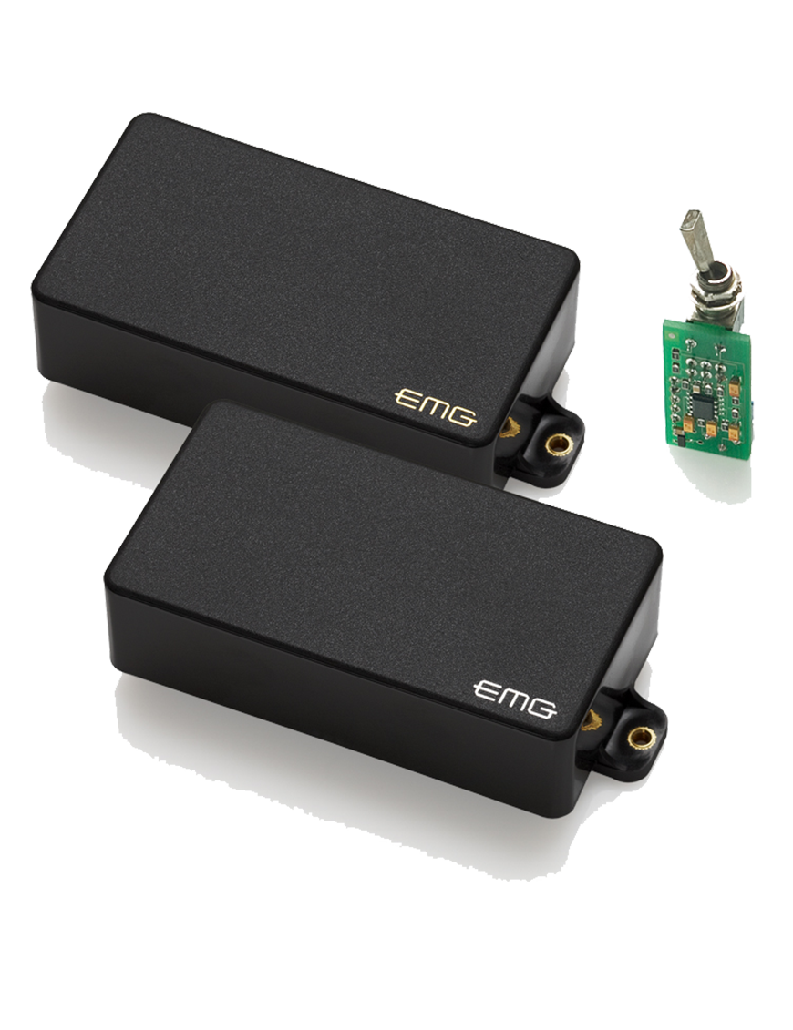 EMG® KFK Kerry King Signature Cápsulas Guitarra Eléctrica Activas Humbucker Black Kit Montaje