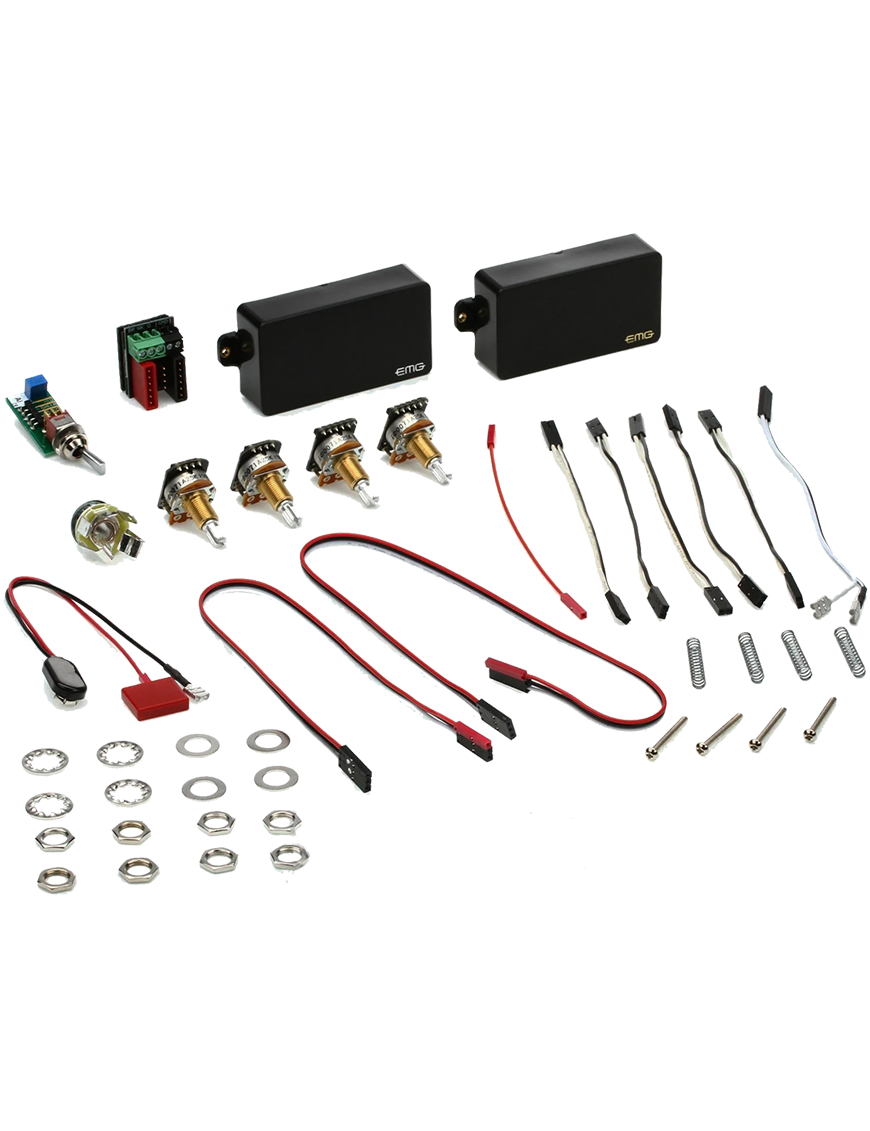 EMG® KFK Kerry King Signature Cápsulas Guitarra Eléctrica Activas Humbucker Black Kit Montaje