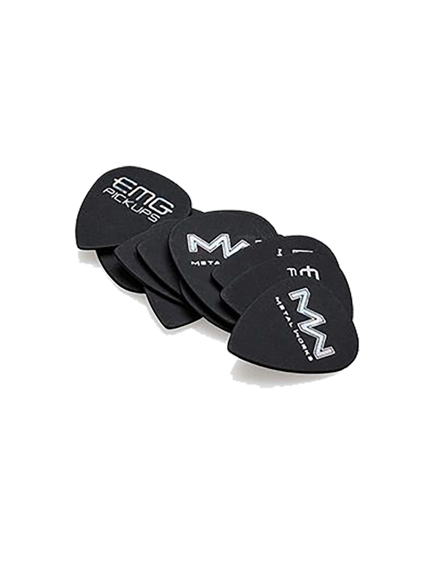 DUNLOP® by EMG® Uñetas Tortex® Standard Calibre: .88mm Negro | Portauñetas: 12 Unidades