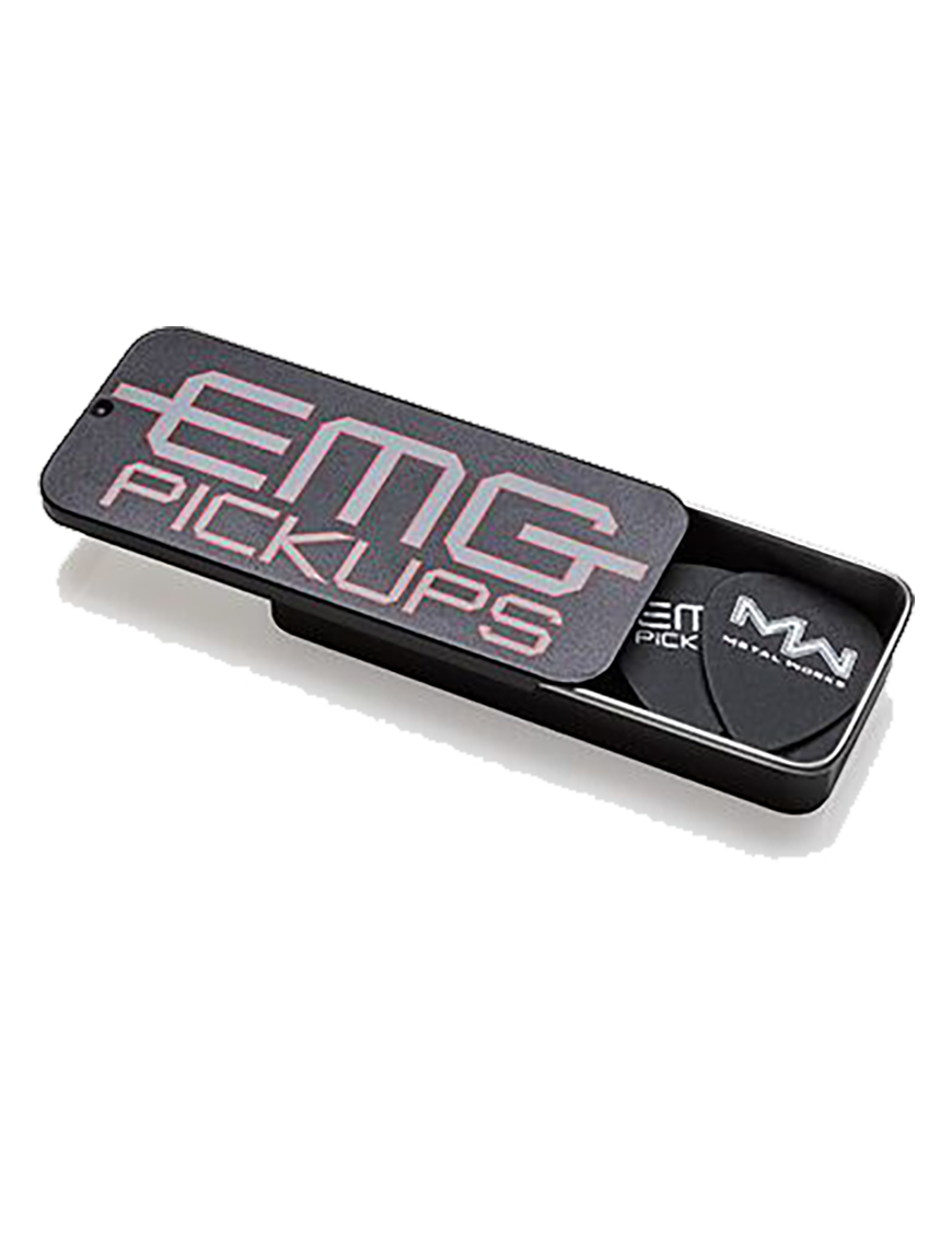 DUNLOP® by EMG® Uñetas Tortex® Standard Calibre: .88mm Negro | Portauñetas: 12 Unidades