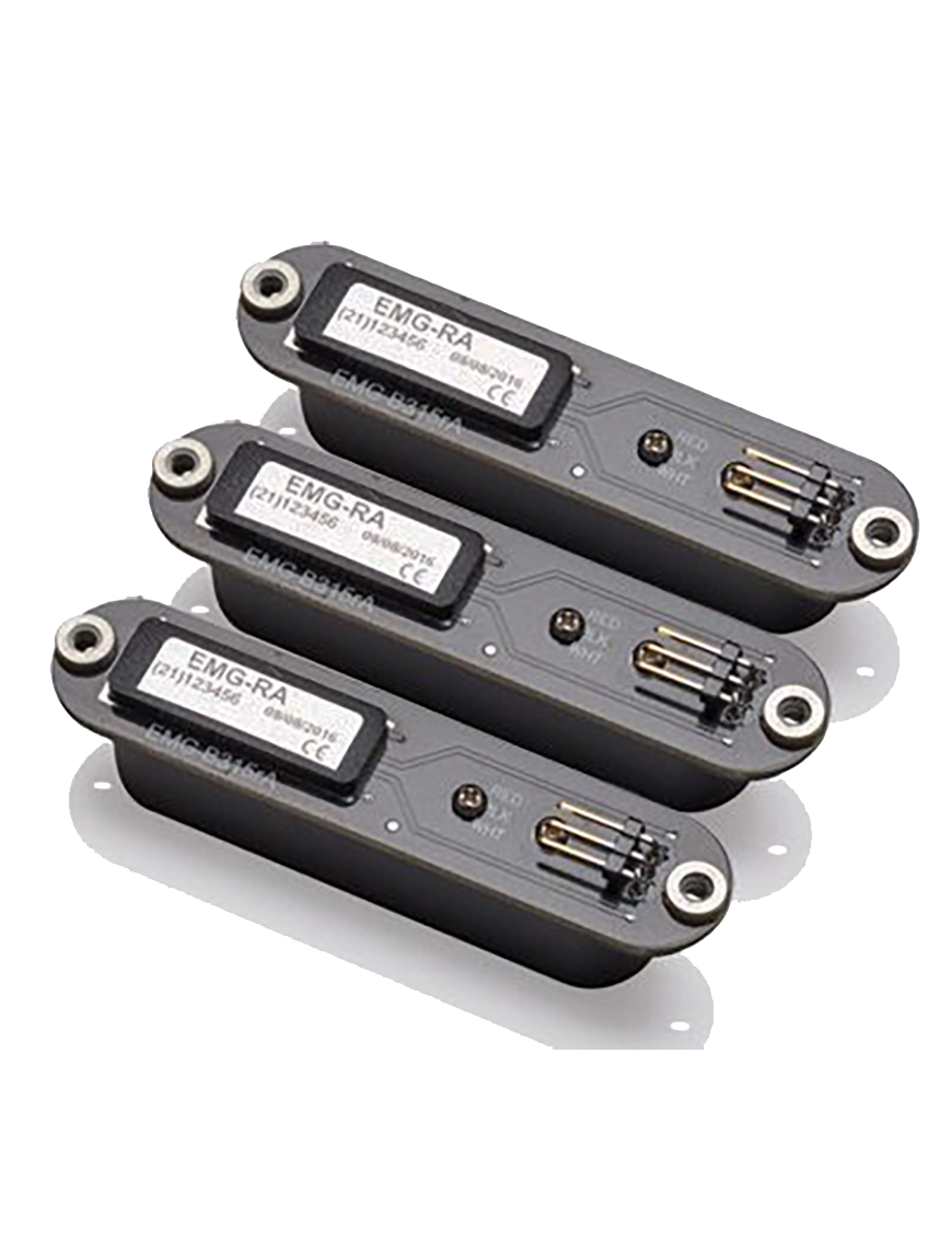 EMG® CROSSROADS SET Cápsulas Guitarra Eléctrica Retro Active Single Coil Strat® Setx3 Kit Montaje