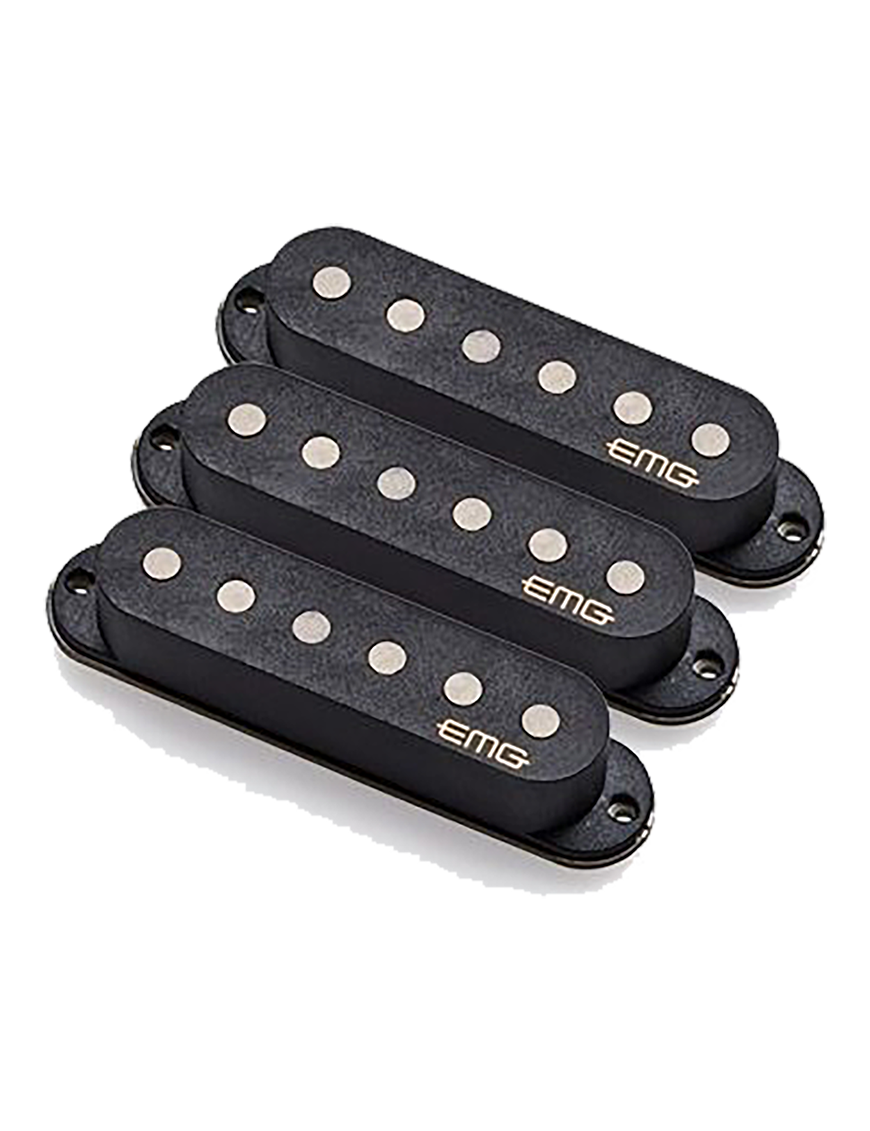 EMG® CROSSROADS SET Cápsulas Guitarra Eléctrica Retro Active Single Coil Strat® Setx3 Kit Montaje