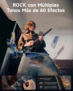 Donner HUSH X PRO Guitarra eléctrica de viaje Midnight Glow