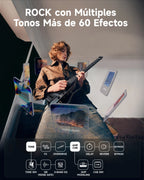 Donner HUSH X PRO Guitarra eléctrica de viaje Midnight Glow