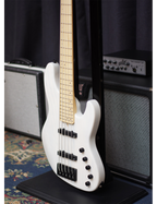 FGN® Mighty Jazz ASH DEM JMJ5 Bajo Eléctrico 5 Cuerdas Funda | T White Flat