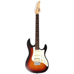 FGN® ODYSSEY Expert EOS2 AL-R Guitarra Eléctrica Stratocaster® Case | Vintage Sunburst
