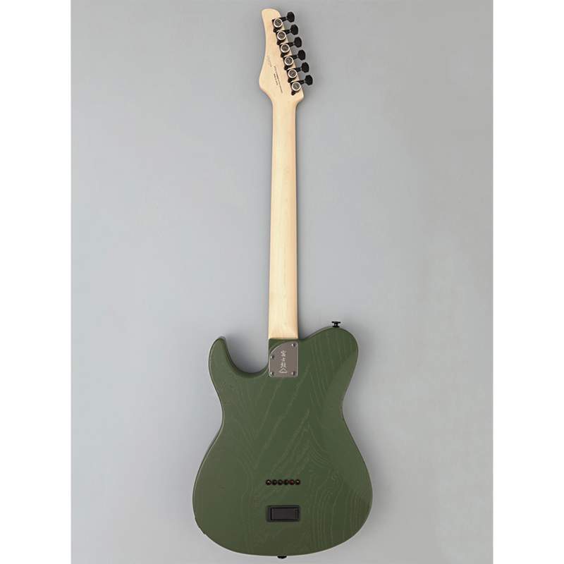 FGN® ILIAD J-Standard JIL3 ASH-DE664-R Guitarra Eléctrica Telecaster® Funda Premium | Open Pore Olive Green