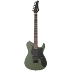 FGN® ILIAD J-Standard JIL3 ASH-DE664-R Guitarra Eléctrica Telecaster® Funda Premium | Open Pore Olive Green
