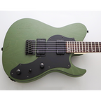 FGN® ILIAD J-Standard JIL3 ASH-DE664-R Guitarra Eléctrica Telecaster® Funda Premium | Open Pore Olive Green