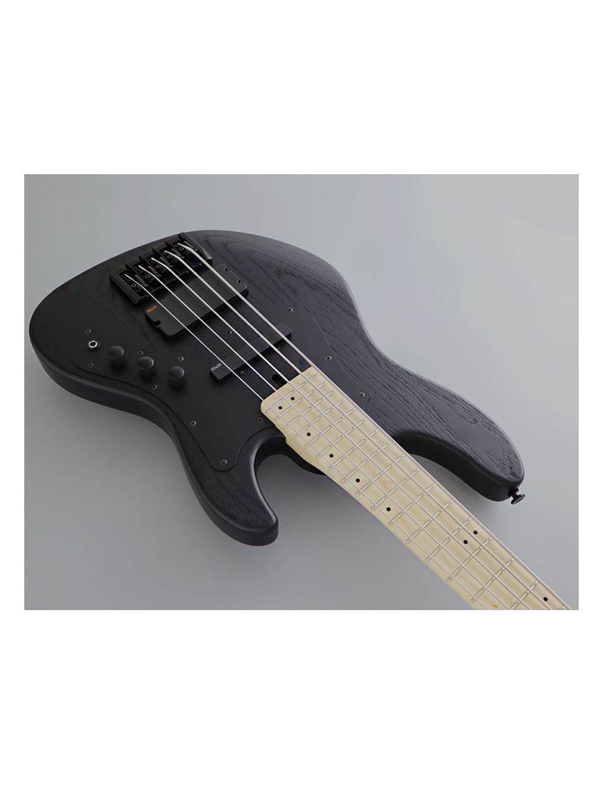 FGN® JMJ53 Mighty Jazz ASH-DE-M Bajo Eléctrico 5 Cuerdas Funda Premium| Open Pore Black