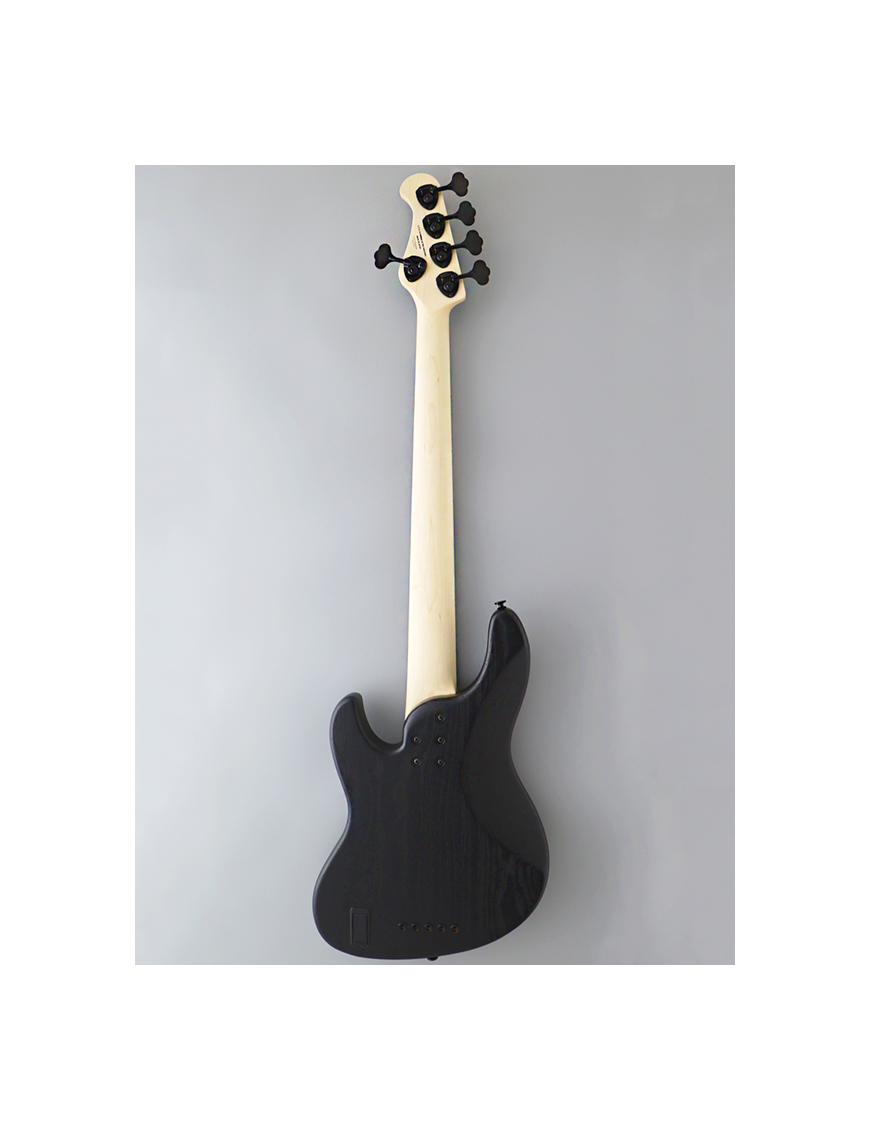 FGN® JMJ53 Mighty Jazz ASH-DE-M Bajo Eléctrico 5 Cuerdas Funda Premium| Open Pore Black