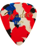 Fender® 351Classic Confetti Uñetas Celuloide Calibre: Thin | 144 Unidades