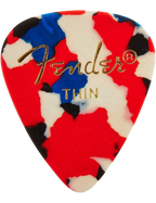 Fender® 351Classic Confetti Uñetas Celuloide Calibre: Thin | 144 Unidades