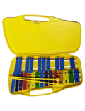 Gcr® Db25 Metalófono Cromático 25 Notas Case Amarillo