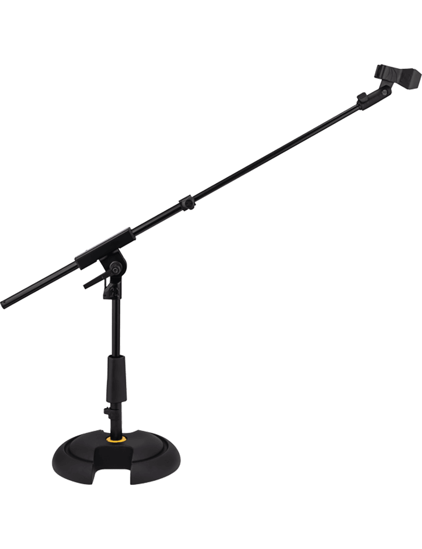 Hercules Atril Micrófono Con Boom Ms120b Perfil Bajo Base H
