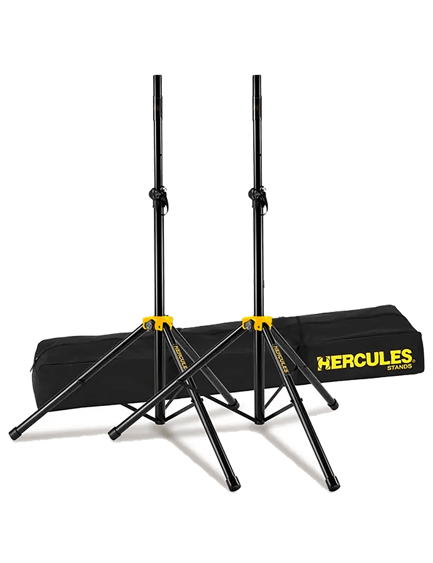 Hercules Atril Parlantes Ss200bb Base Trípode Funda Par