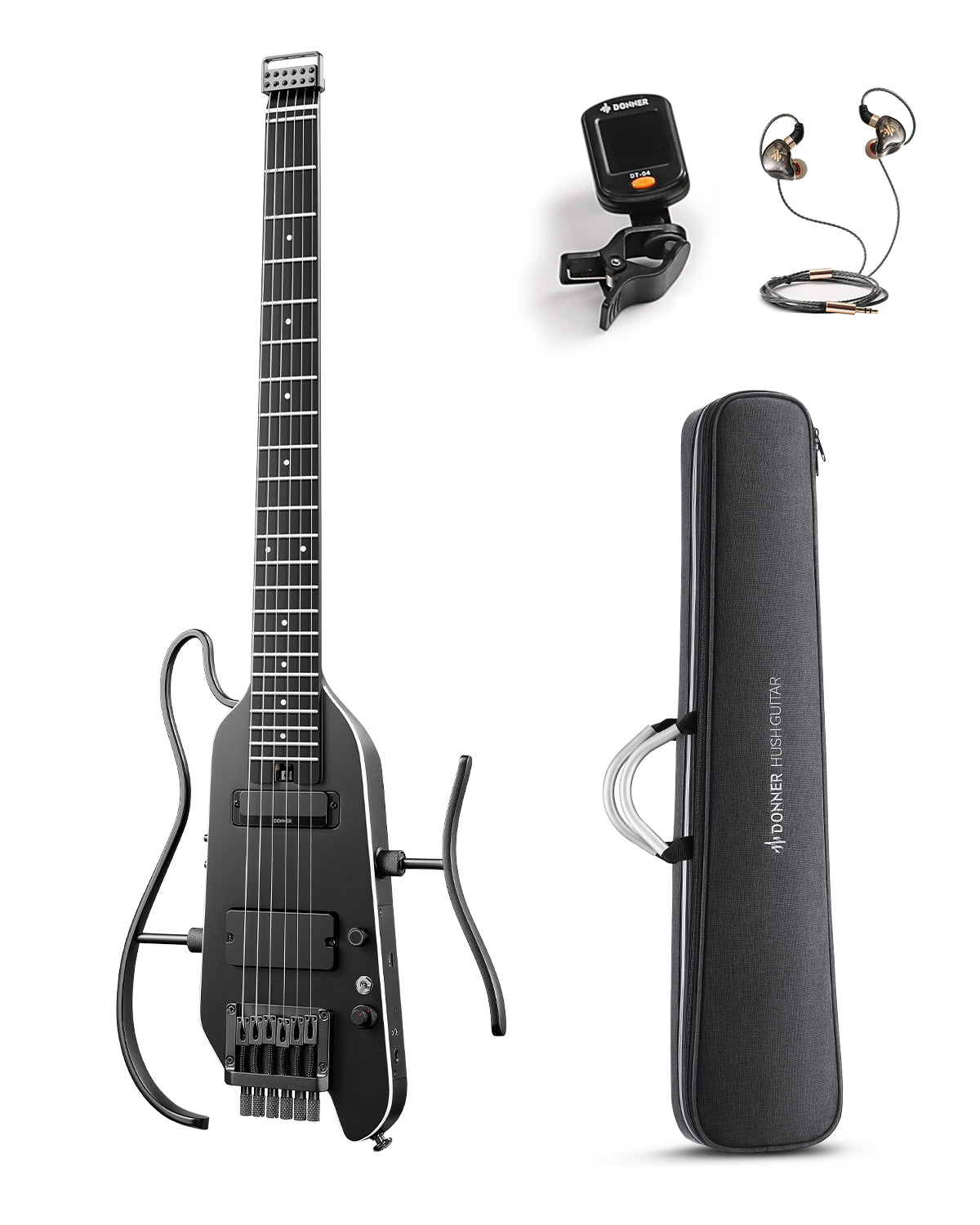 Donner Hush X – PRO negra