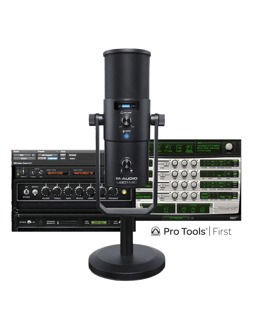 M-Audio Uber Mic Micrófono De Estudio Usb 4 Patrones Polares