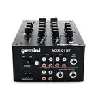 Gemini Mxr-01bt Mixers Dj 2 Canales Con Entrada Bluetooth