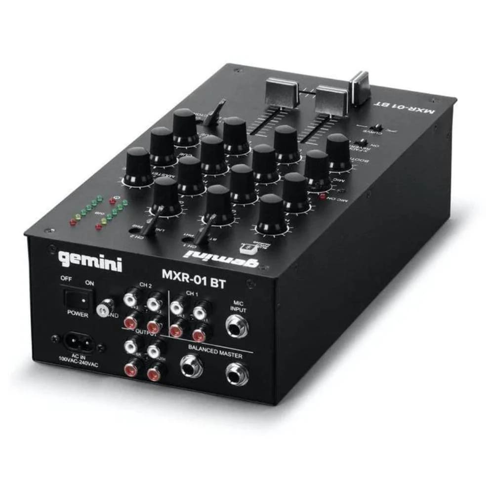 Gemini Mxr-01bt Mixers Dj 2 Canales Con Entrada Bluetooth