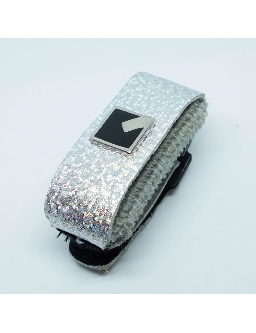 NIG® ND Medium Glitter Silver Mute Damper Fretwrap Cuerdas Material Eco Cuero