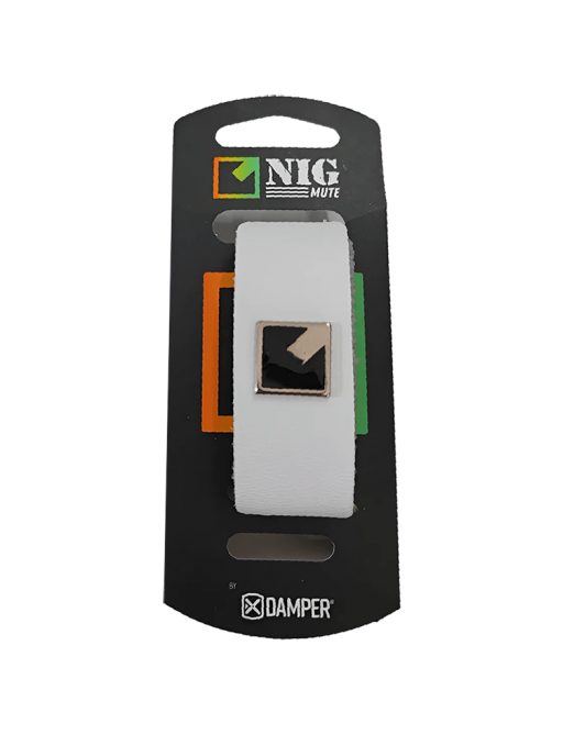 NIG® ND Small Blanco Mute Damper Fretwrap Cuerdas Material Eco Cuero