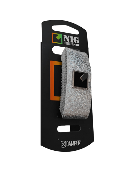 NIG® ND Small Glitter Silver Mute Damper Fretwrap Cuerdas Material Eco Cuero