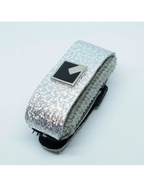 NIG® ND Small Glitter Silver Mute Damper Fretwrap Cuerdas Material Eco Cuero
