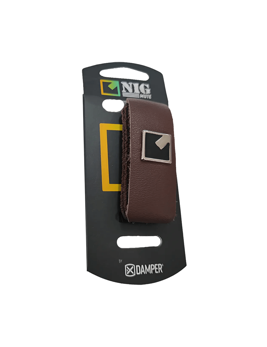 NIG® ND Small Café Mute Damper Fretwrap Cuerdas Material Eco Cuero