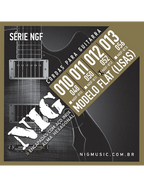 NIG® NGF-812 12-52 Cuerdas Guitarra Eléctrica Flat Acero