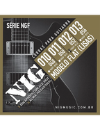 NIG® NGF-812 12-52 Cuerdas Guitarra Eléctrica Flat Acero