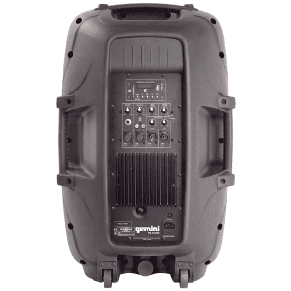Gemini Pa-Sys15 Sistema De Audio Portable 15"