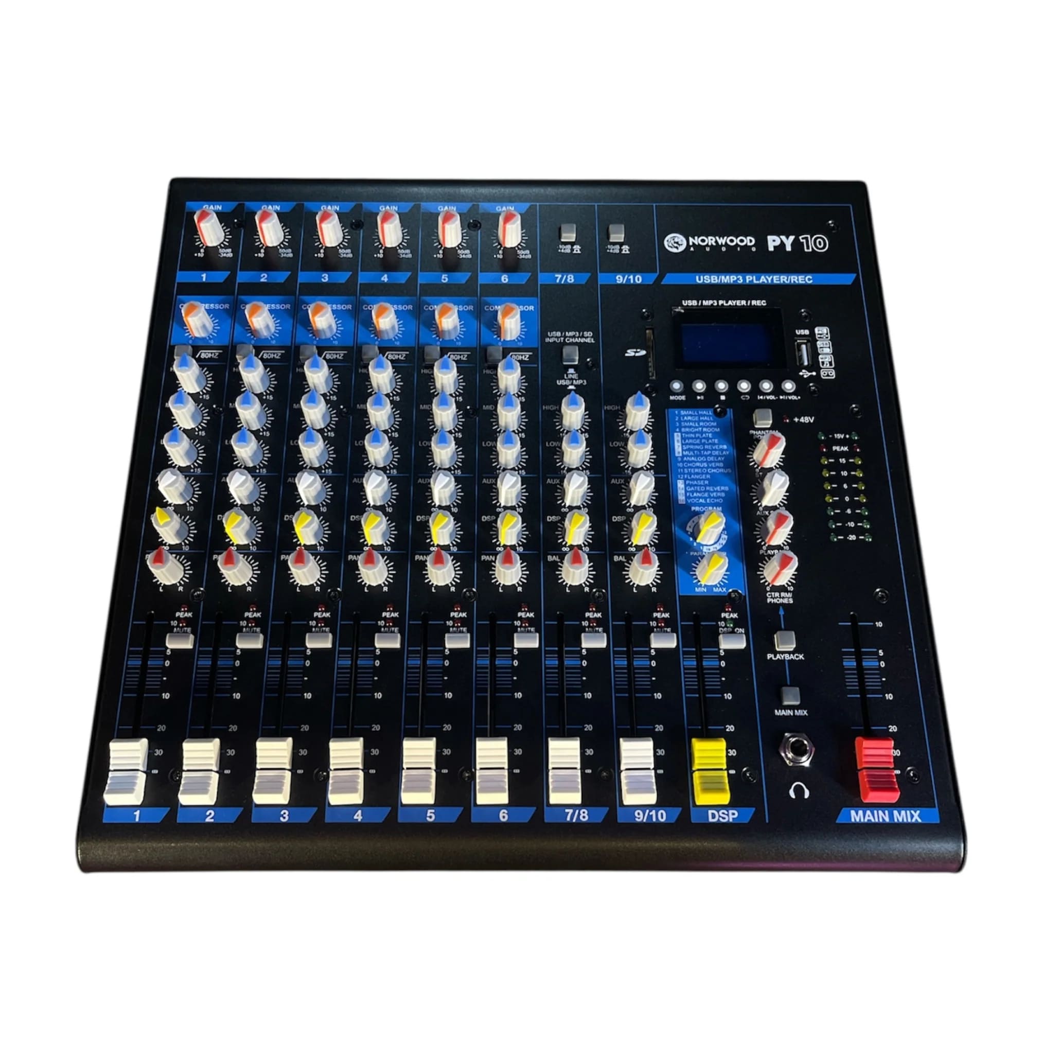 Norwood Py10 Consola De Audio Análoga