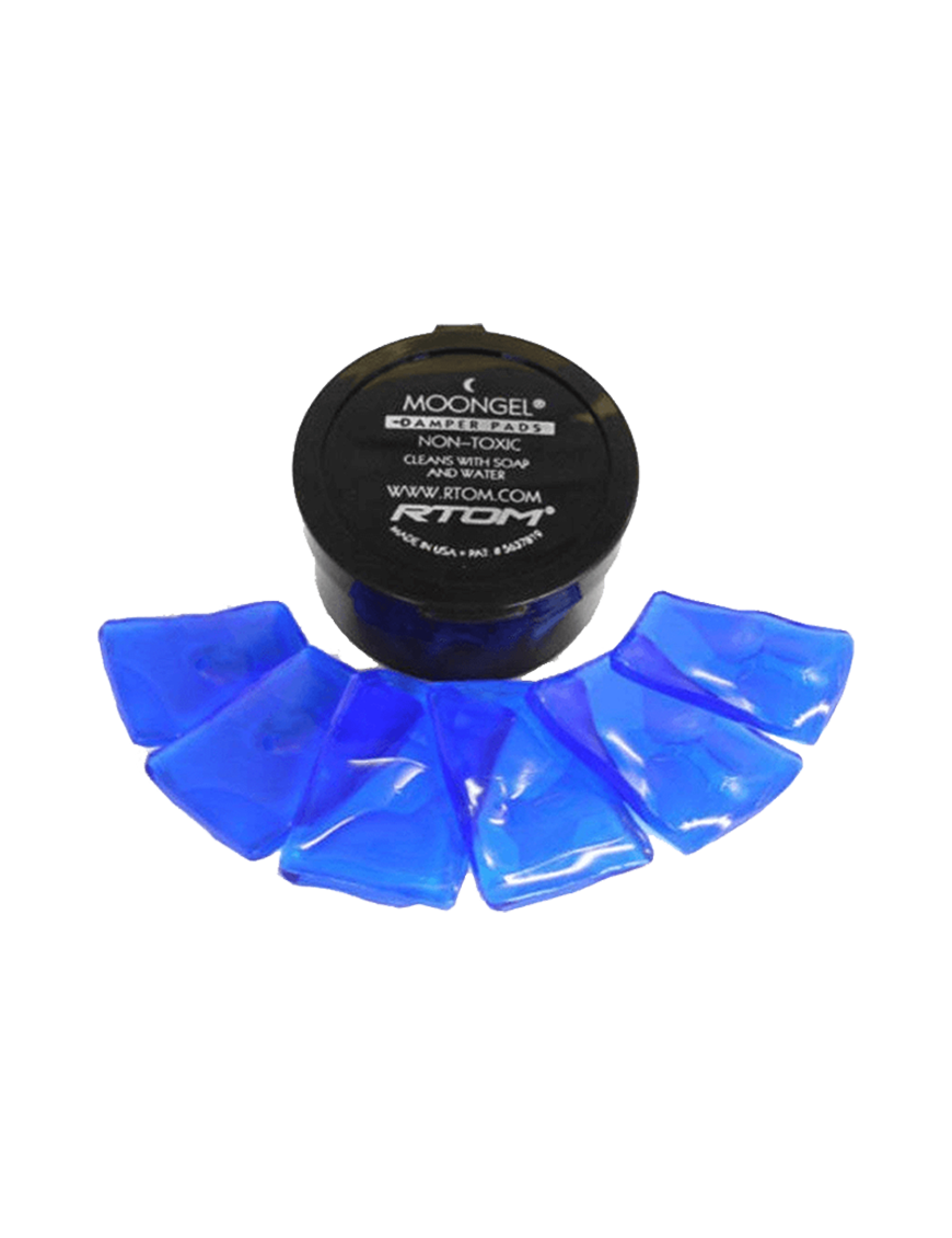 RTOM® MOONGEL® Blue Control Resonancia Batería Percusión Set: 6