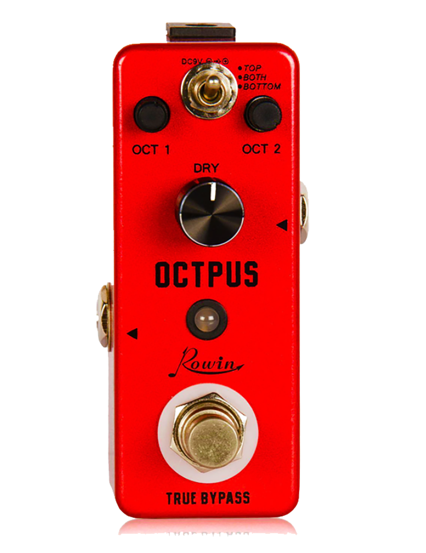 Rowin® OCTPUS Pedal Guitarra/Bajo Octavador Mini