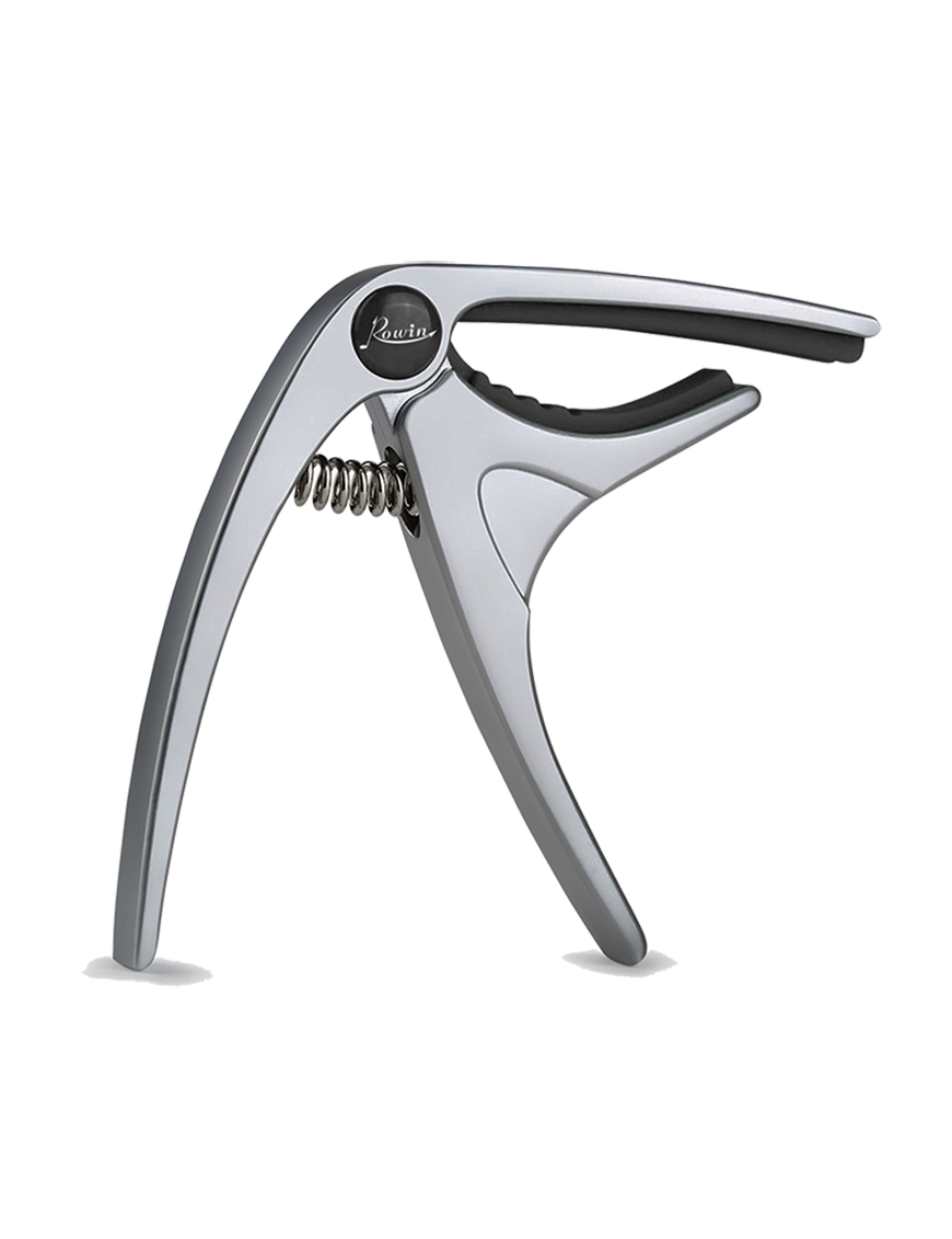 Rowin® LC18 Capo Cejillo Guitarras | Silver