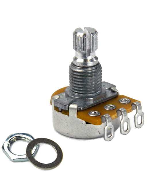 Santo Angelo® A500K Alpha Potenciómetro Guitarra 500K Mini Eje Corto Dividido